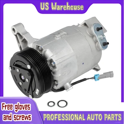 AC Air Compressor With Clutch For 2006-2011 Chevrolet Impala 3.5L CO 21471LC Foto 1 de 4