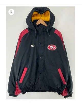 Chaqueta hinchada vintage de los San Francisco 49ers talla XXL 90’s Foto 1 de 4
