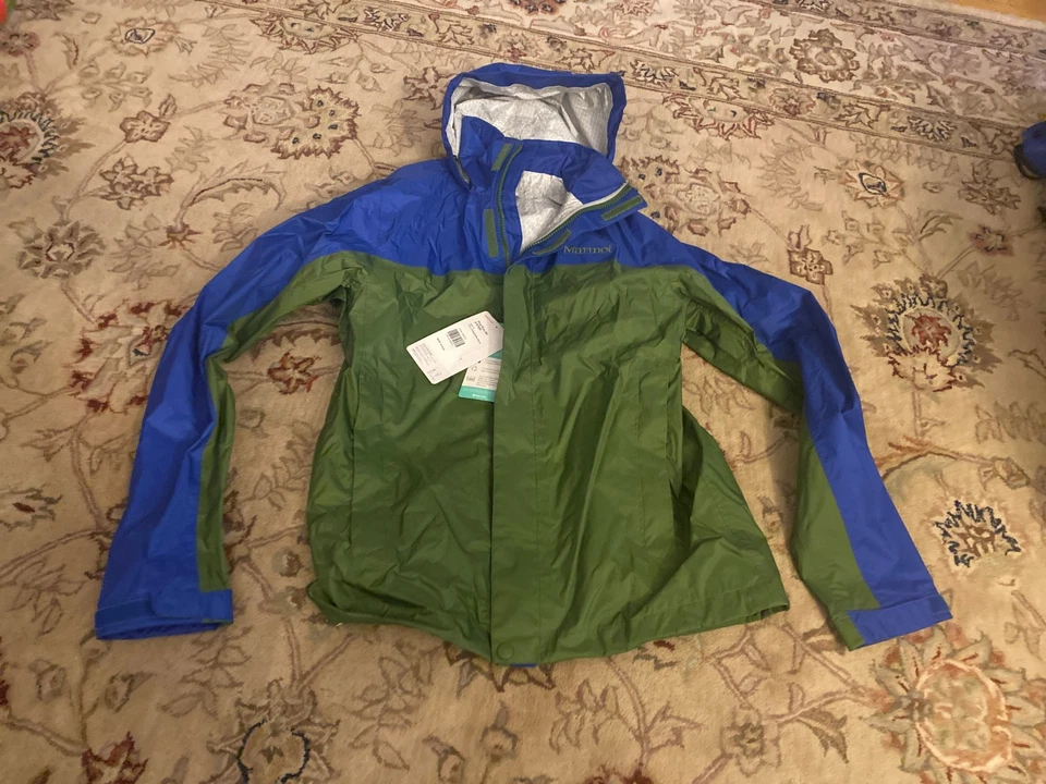 Marmot PreCip Eco Jacket Men's Size S Waterproof Breathable Lightweight - Image 1 of 3
