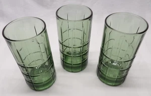 3 ~ Anchor Hocking Tartan grün 16 Unzen Becher - Bild 1 von 5