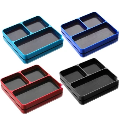 Aluminium Magnetic Screw Tray Nut Gasket Storage Tool for RC Car Boat Model DIY - Image 1 of 4