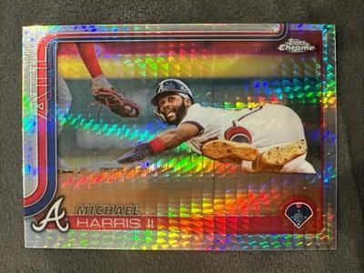 2025 Topps Chrome - Michael Harris II #230 Prism Refractor - Atlanta Braves - Image 1 of 2
