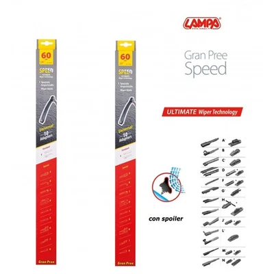 Coppia spazzole tergicristallo flat 60 cm per Vw Multivan VI dal 2016 - Imagen 1 de 2