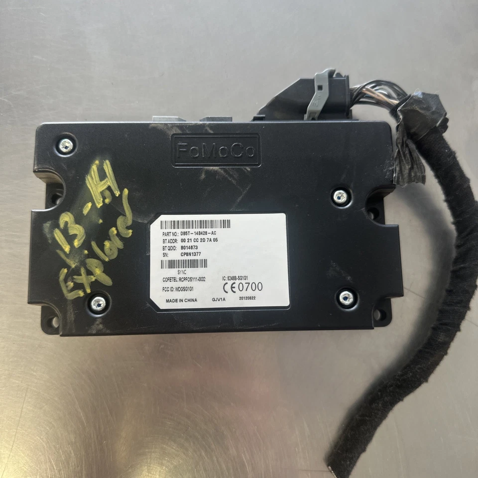 Módulo de voz de comunicações controle de corpo Ford Explorer Edge SYNC 2013 2014 - Imagem 1 de 4