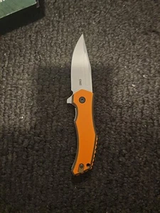 CRKT Fawkes 2372 D2 Blade Aluminum Handle Flipper Knife Ken Onion Design - Picture 1 of 8