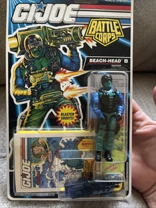 1992 Hasbro G.I. Joe Battle Corps BEACH-HEAD Action Figure Sealed W/Comic MOC! - Picture 1 of 14