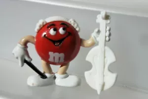M&M'S VERY RARE RED CELLO MINI PILL FIGURE ORCHESTRA SERIES - Picture 1 of 1
