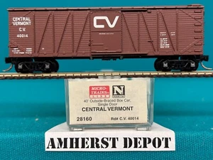 28160 Micro Trenes Central Vermont Box Car Escala N CV Nuevo - Imagen 1 de 2