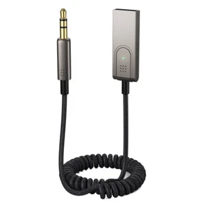 AUX Bluetooth Adapter USB-A - 3,5mm Bluetooth Empfänger für Musik im Auto - Bild 1 von 5