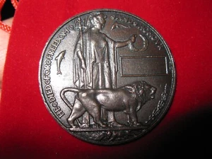 Britische WWI Memorial Medal Death Penny Westair Vereinigtes Königreich (Replik) - Bild 1 von 8