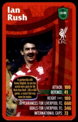 Top Trumps Liverpool (2012-2013) Ian Rush Legend - Image 1 of 2