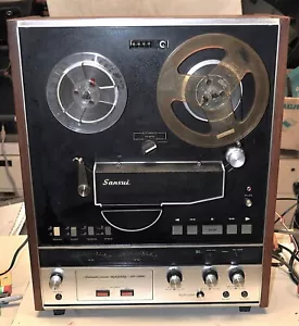 SANSUI REEL TO REEL MODEL SD-7000 GOOD COMMERCIAL SURPLUS SERVICED - Picture 1 of 3