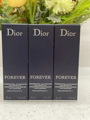 Dior Dior Forever Foundation Fluid Matte SPF 15 (You Pick) 1 oz / 30 ml NIB - Image 1 of 3