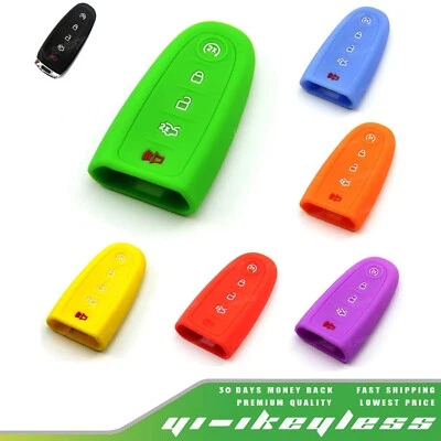 Silicone Case Cover For Ford Explorer Edge Lincoln MKT Remote Smart Key 5 Button - Изображение 1 из 4