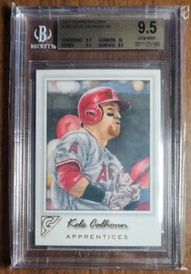 2017 TOPPS GALLERY SHORT PRINT # 186 KOLE CALHOUN BGS 9.5 GEM MINT POP 1 - Picture 1 of 1