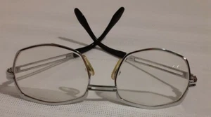 Indo Brille 54□18 Elsa Vintage Brille Achteck Silber Retro Style Eyeglasses - Bild 1 von 7