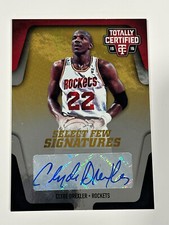 2015-16 Panini Totally Certified Select Few Signatures Clyde Drexler auto /25