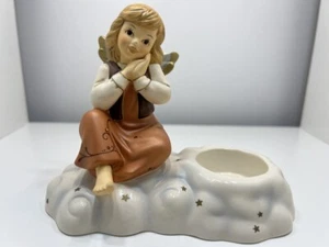 Ángel Goebel con soporte para velas de té "Simplemente celestial" 15 cm excelente estado - Imagen 1 de 3