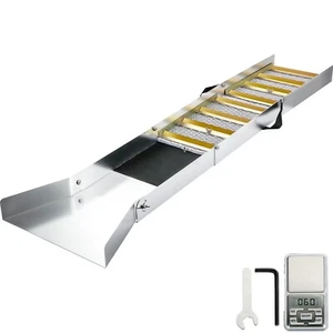 50" Folding Aluminum Alloy Sluice Box for Gold Panning and Prospecting - Picture 1 of 9