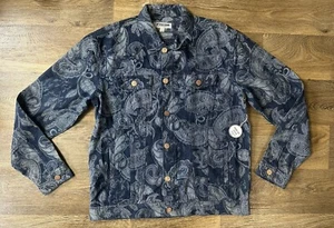 Stacy Adam’s Men Denim Jacket L - Picture 1 of 5