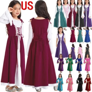 Costumi rinascimentali bambina principessa medievale vestito fantasia festa carnevale - Foto 1 di 176