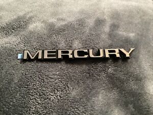 Ford Nos  1983-1993 Mercury Cougar Trunk Emblem “MERCURY”