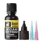 NEW LOON OUTDOORS UV CLEAR FLY FINISH THIN UV CURING FLY TYING RESIN 1/2 OUNCE