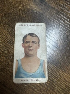 1908 Ogden's Pugilists & Wrestlers #33 Peter Bannon (D) - Imagen 1 de 6