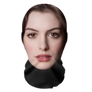 Realistische Promi Balaclava Mesh Maske Cosplay Kopfbedeckung elastische Mes P8 - Bild 1 von 9