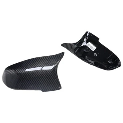 Real Carbon Fiber Rearview Mirror Cover Caps for BMW F10 F06 F12 F13 F01 F02 - Image 1 of 4