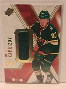 Kirill Kaprizov 2021-22 Upper Deck SPX Game Used Jersey Patch #1