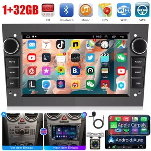 Android Carplay Autoradio GPS Für Opel Corsa C D Zafira B Vivaro Vectra Astra H - Bild 1 von 18
