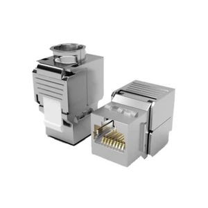 Keystone RJ45 CAT6a prise module jack pour panneau de patch Keystone sans outil 500 MHz - Photo 1/90