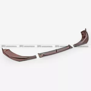 For Nissan 2015+ 370Z Z34 Fit NSMO Bumper Front Lip Spoilers Red Carbon Fiber - Picture 1 of 14