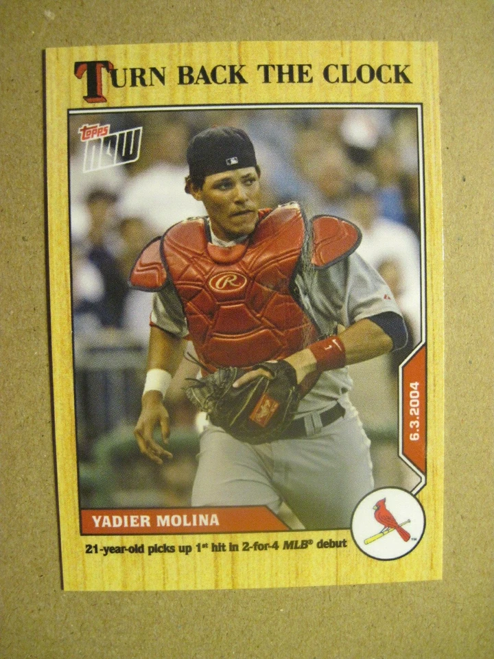 2020 Topps NOW Turn Back The Clock Yadier Molina #65 - Image 1 of 2