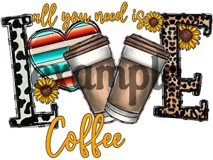 Café #1 - Transferencia de sublimación - Café - Divertido - Amor - Camiseta - Taza - Imagen 1 de 1