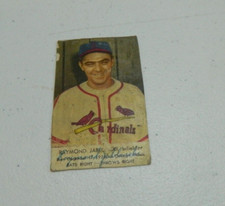 1953 Hunter Wieners Raymond Ray Jablonski St Louis Cardinals Baseball Card