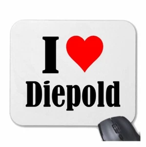 MOUSEPAD Mauspad I Love Diepold Ich Liebe Diepold - Bild 1 von 1