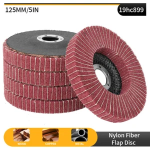 5" Nylon Fiber Polishing Wheel Abrasive Disc For Metal Ceramic Marble Wood 240# - Picture 1 of 8