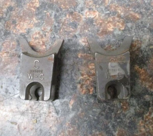 BURNDY C Groove W-C Dies USED FREE SHIPPING - Picture 1 of 3