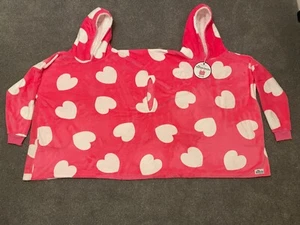 Primark Double Snuddie Buddie Valentine Love Heart 2 persone coppia adulta rosa - Foto 1 di 8
