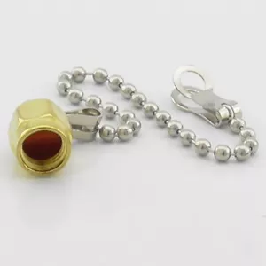 SMA Socket Cover Waterproof with Chain, Dust Cap - Picture 1 of 4