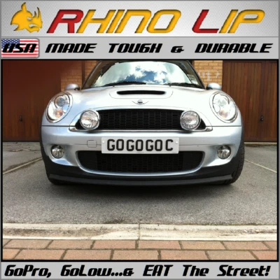 MINI COOPER Countryman R58 Mini~Coupé R59 Mini~Paceman Flexible Rubber Chin Lip - Imagen 1 de 4
