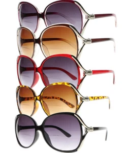 Multi-Color Women Large Oversize Sunglasses Bifocal Reading Glasses +1.0 ~ +4.0 - Picture 1 of 6