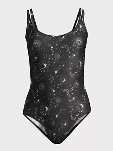 Juniors Size S (3-5) One Piece Bathing Suit New With Tags No Boundaries Black - Picture 1 of 10