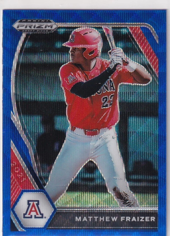 2021 PRIZMS BLUE WAVE RC MATTHEW FRAIZER PRIZM ROOKIE DRAFT PARALLELS GE-3688 - Image 1 of 1