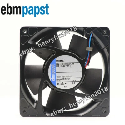 Ebmpapst 4184NX Axial Fan DC 24V 4.9W 205mA 120*120*38MM Cabinet Cooling Fan - Image 1 of 4