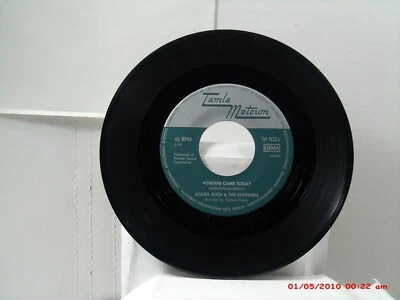 DIANA ROSS & THE SUPREMES-(45)-IMPORT(GERMANY)-FOREVER CAME TODAY/TIME------1968 - Image 1 of 2