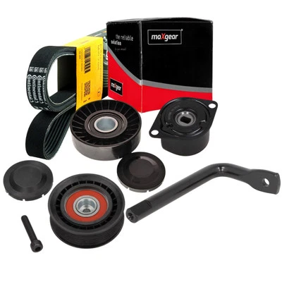 CONTI 6PK2077 Keilrippenriemen Rollen Satz für VW TRANSPORTER 2.5 TDI Motor ACV - Bild 1 von 4