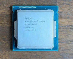 CPU/Prozessor Intel Core i7 4770, 3.4 GHz, 4 Kerne, LGA1150 (ungetestet) - Bild 1 von 2
